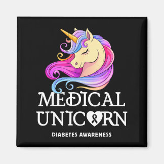 Aimant Licorne médicale Sensibilisation au diabète