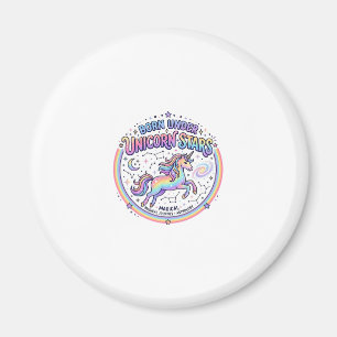 Aimant Licorne née sous les étoiles de licorne Impression