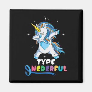 Aimant Licorne Onederful Dub de sensibilisation au diabèt