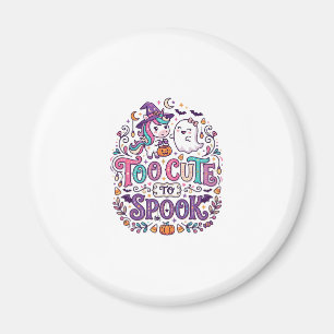 Aimant Licorne trop mignonne pour effrayer l'art coloré d