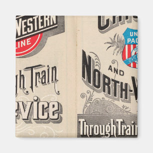 Aimant Ligne Chicago et North Western