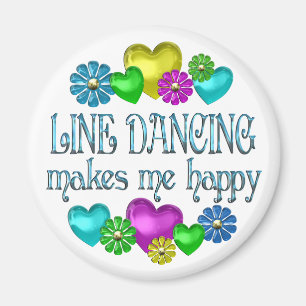 Aimant Ligne dansant Happinness