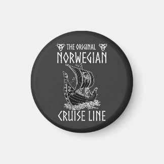 Aimant Ligne de croisière norvégienne d'origine - Voyage 