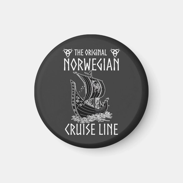 Aimant Ligne de croisière norvégienne d'origine - Voyage  (Devant)
