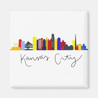 Aimant Ligne Skyline de Kansas City