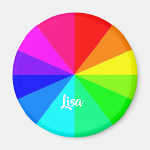 Aimant Lignes arc-en-ciel