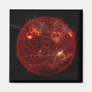 Aimant Lignes de champ magnétique le Sun 3
