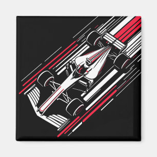 Aimant Lignes de vitesse de voiture de course de formule