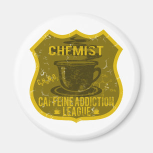 Aimant Ligue de dépendance de caféine de chimie