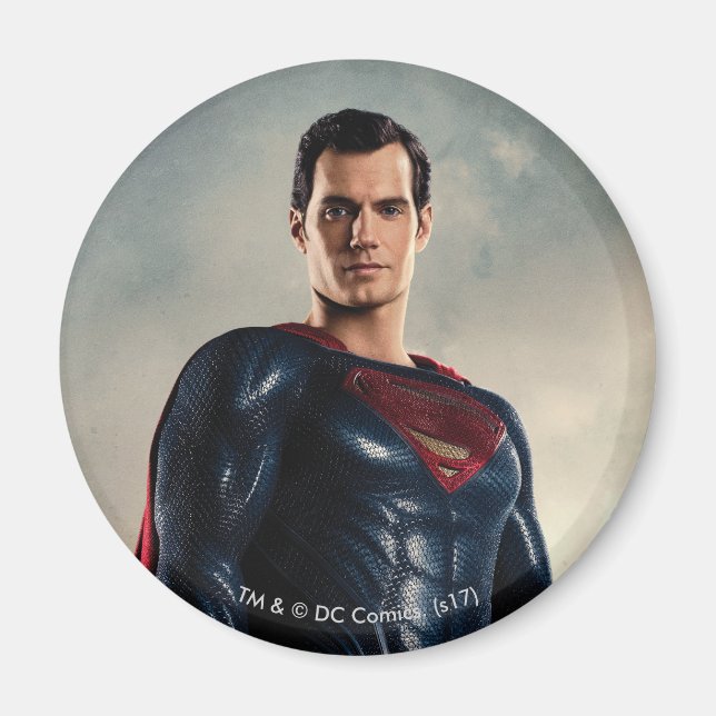 Aimant Ligue de Justice | Superman Sur Le Champ De Batail (Devant)