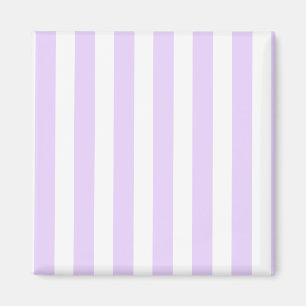 Aimant Lilac violet et blanc bonbons rayures