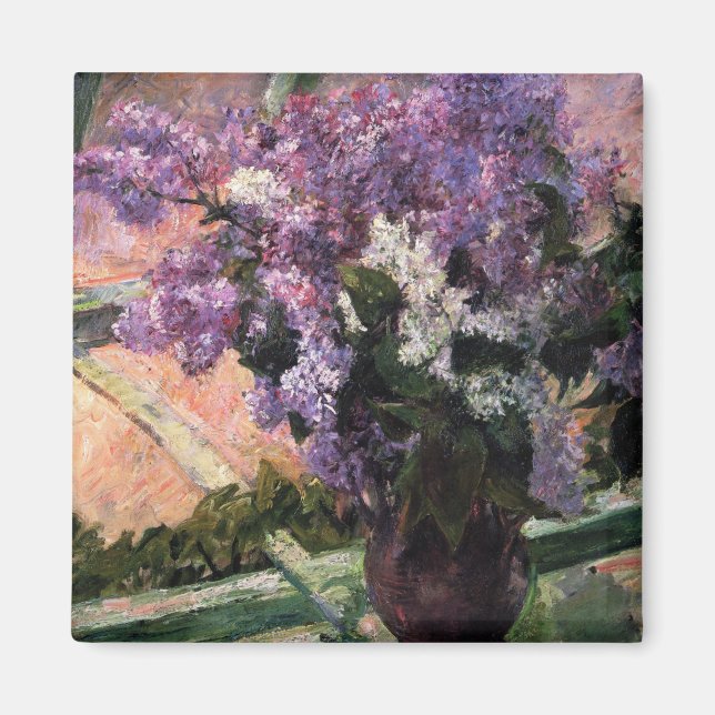 Aimant Lilacs dans une fenêtre | Mary Cassatt (Devant)