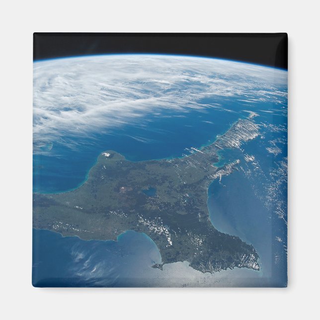 Aimant L'île du Nord de la Nouvelle-Zélande. (Devant)