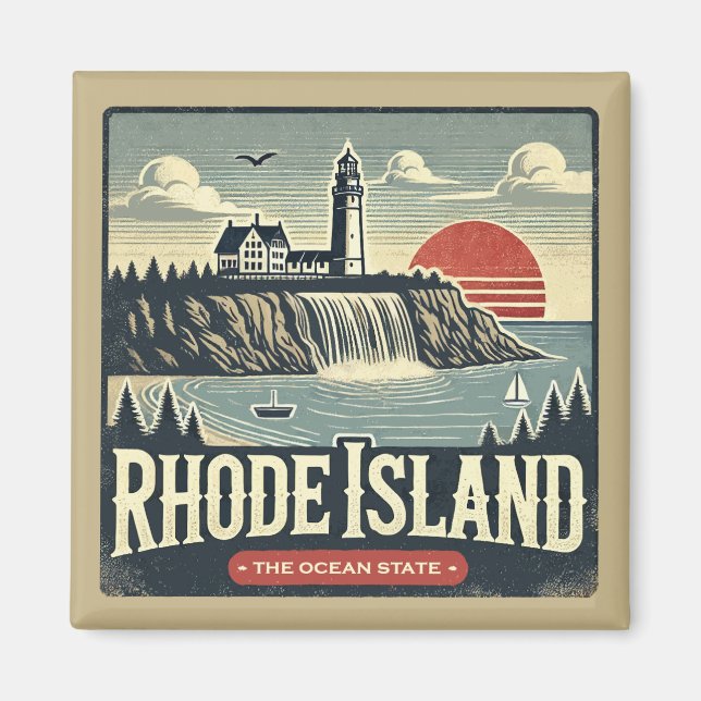 Aimant L'île Rhode (Devant)