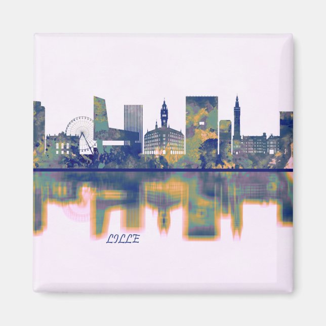 Aimant Lille Skyline (Devant)