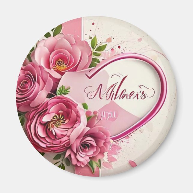 Aimant L'image montre une fête de mariage dans des tons d (Devant)