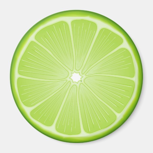 Aimant Lime d'été amusante (Devant)