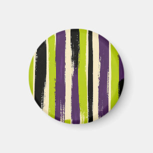 Aimant Lime Vert Violet Noir Gras Pinceau Vertical