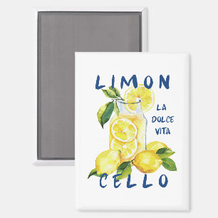Aimant Limoncello La Dolce Vita Souvenir Amoureux de l'It