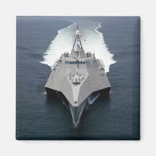 Aimant L'indépendance littorale de bateau de combat