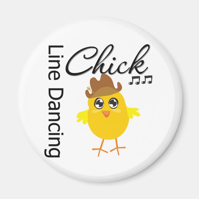 Aimant Line Dancing Chick (Devant)