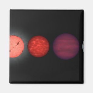 Aimant L'interprétation d'un artiste comparant les nains