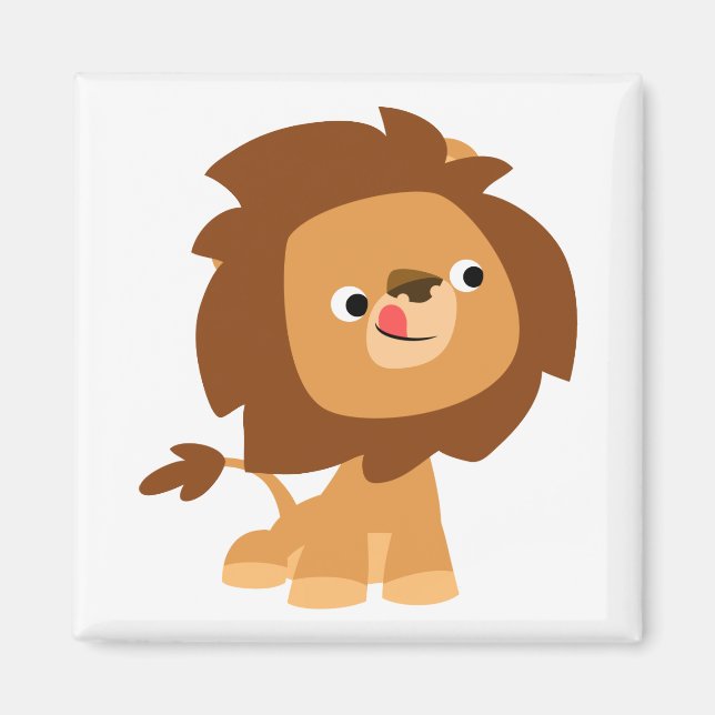 Aimant Lion Cute Greedy (Devant)