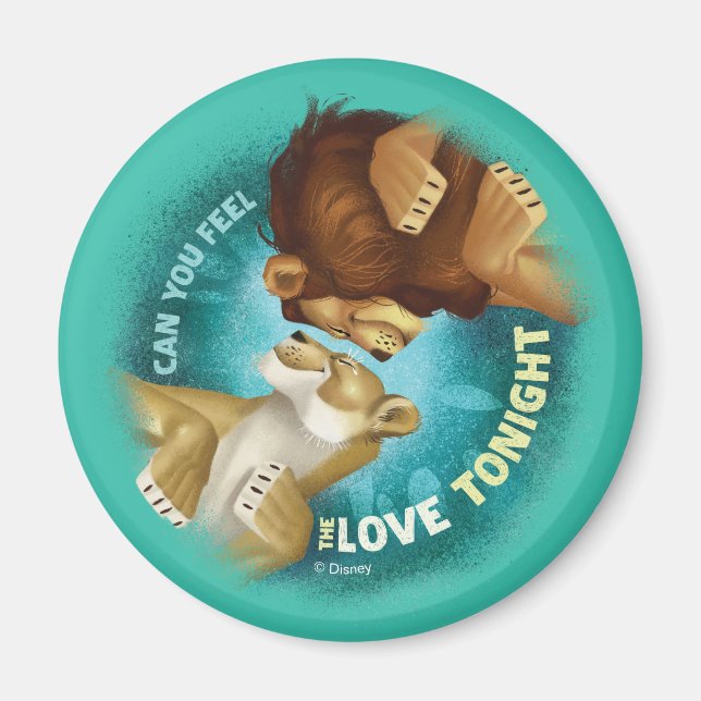 Aimant Lion King | Pouvez-Vous Sentir L'Amour Ce Soir ? (Devant)