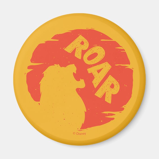 Aimant Lion King | Simba "Roar" Silhouette (Devant)