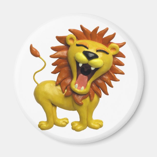 Aimant Lion Roaring (Devant)