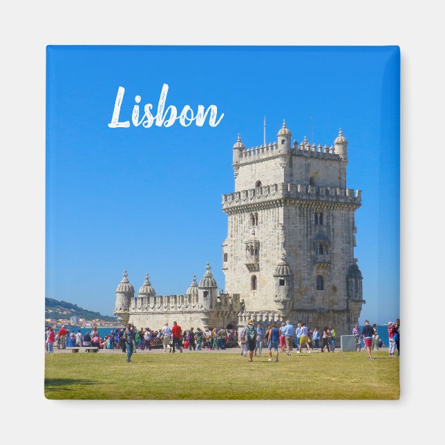 Aimant Lisbonne Belem Tower Portugal Souvenir (Devant)