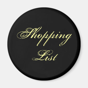 Aimant Liste d'achats