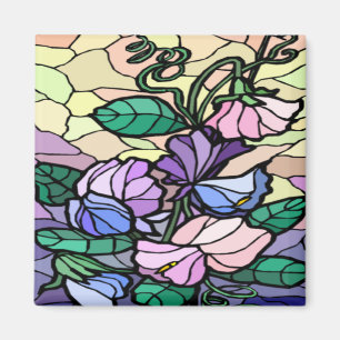 Aimant Lit De Verre Tiré De L'Aimant De Champ