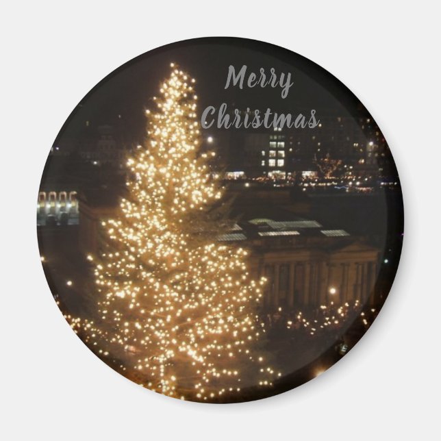 Aimant Lit Up Christmas Tree Magazine (Devant)