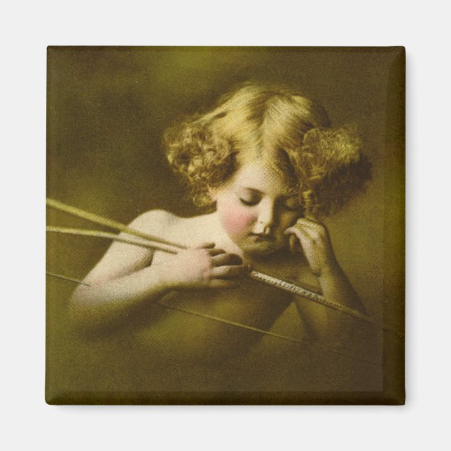 Aimant Lithographie de sommeil cupide (Devant)