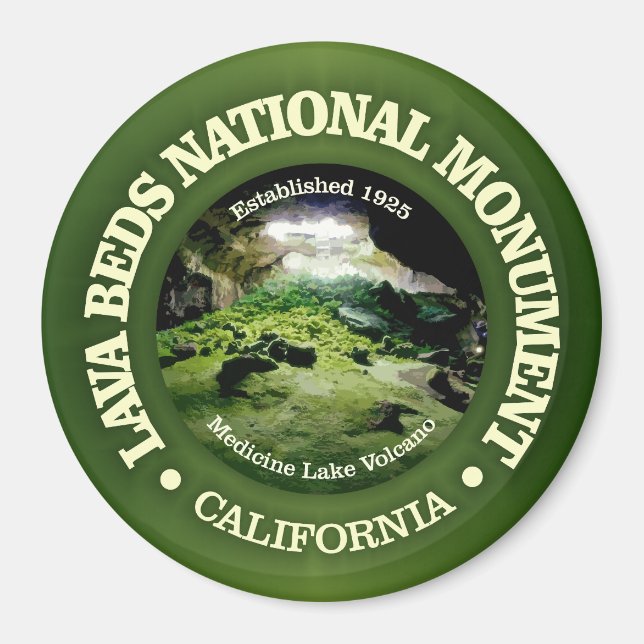 Aimant Lits de lave (NM) (Devant)