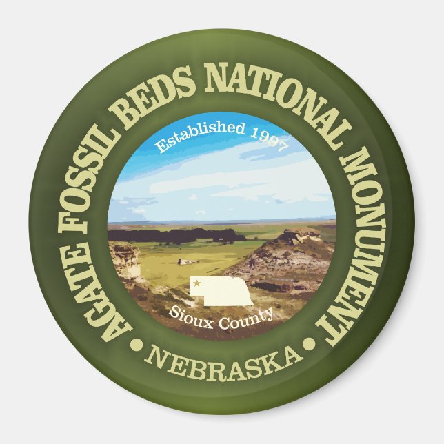 Aimant Lits Fossiles Agate (NM) (Devant)