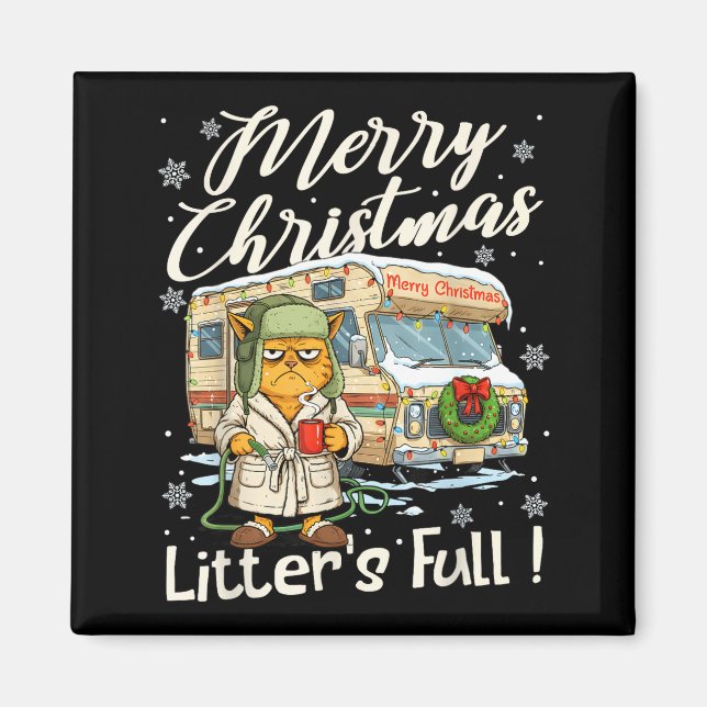 Aimant Litter's Full Funny Cat Parody Outfit Sarcastic Ch (Devant)