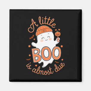 Aimant Little Boo Est Presque Dû Mignonne Grossesse Hallo