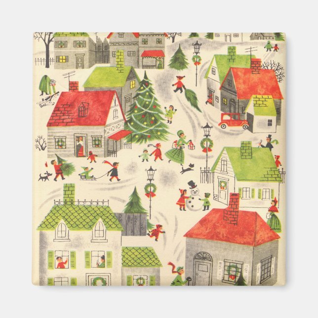 Aimant Little Christmas Village (Devant)