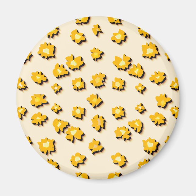 Aimant Little Flowers. (Devant)