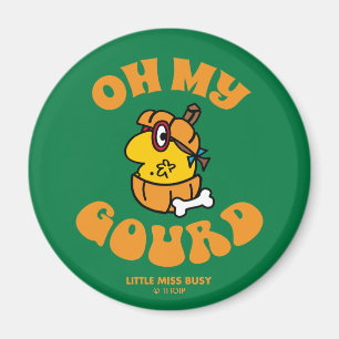 Aimant Little Miss Busy Oh My Gourd Halloween