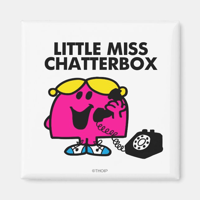 Aimant Little Miss Chatterbox & Black Telephone (Devant)