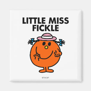 Aimant Little Miss Fickle   Lettres noires