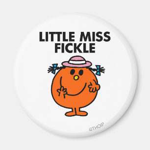 Aimant Little Miss Fickle   Lettres noires