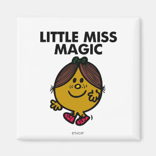 Aimant Little Miss Magie Lettres noires