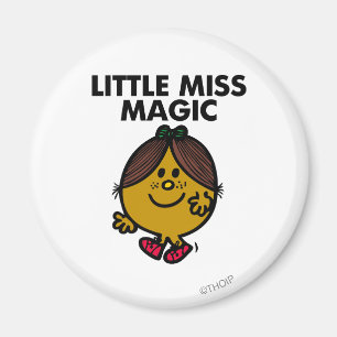 Aimant Little Miss Magie   Lettres noires