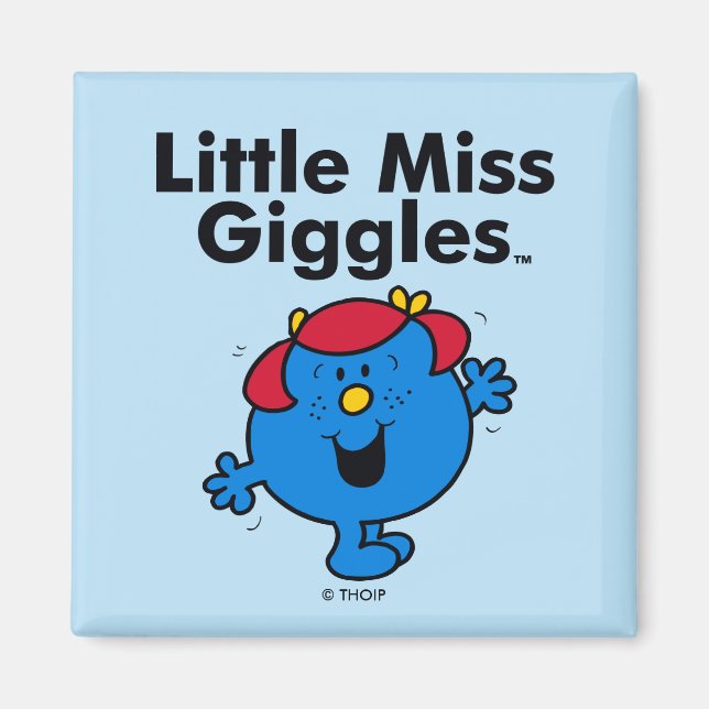 Aimant Little Miss | Petite Miss Giggles Aime Rire (Devant)