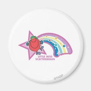 Aimant Little Miss Scattercerveau   Arc en ciel et étoile