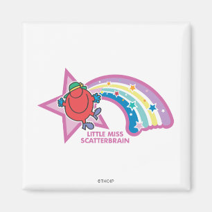 Aimant Little Miss Scattercerveau   Arc en ciel et étoile